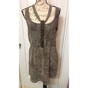 Animal Print CutOut Mini Dress